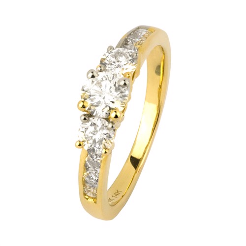 Fashion ring i guld - 1.00 ct diamanter | By Gotte´S