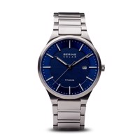 Herre ur fra Bering Time, Titanium | børstet sølv | 15239-777