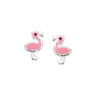 Ørepynt pink flamingo | Scrouples
