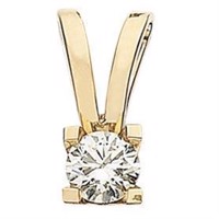 Kleopatra vedhæng 0,30 ct 14kt rødguld