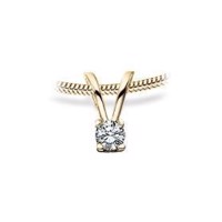 Kleopatra vedhæng 0,35 ct 14kt rødguld