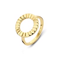 Peak ring large - sterlingsølv forgyldt | Spirit Icons