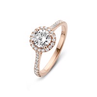 Romance ring rosaforgyldt sølv  | Spirit Icons