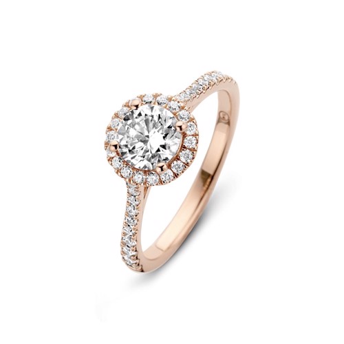 Romance ring rosaforgyldt sølv  | Spirit Icons