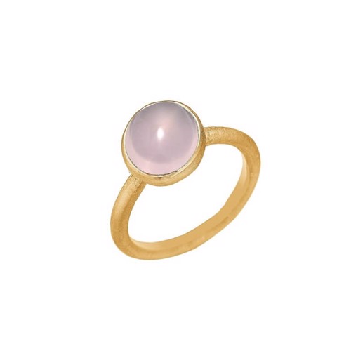 Celia petit ring forgyldt sølv rosa  | Frk. Lisberg