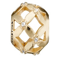 Power of Flower forgyldt charm  | Christina Watches