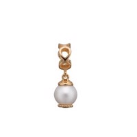 Moving Pearl forgyldt charm  | Christina Watches