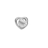 2-Hearts Sølv Charm  | Christina Watches