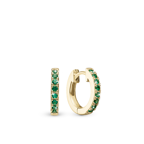 Green Circles hoops forgyldt | Christina Watches