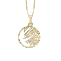 Palm Leaf forgyldt vedhæng  | Christina Watches