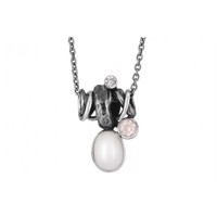 Glamorous Pearl sølv collier | Rabinovich