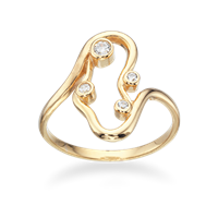 Ring forgyldt sølv | Scrouples
