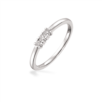 Kleopatra alliancering 3x0,04 H-W/SI 14 kt