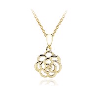 Blomster vedhæng i 8 karat guld | By Gotte´S