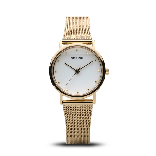 Bering dameur med mesh rem
