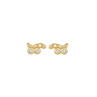 Horea Petite Studs -  Forgyldt sølv | Nava Copenhagen