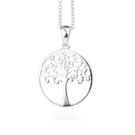 Halskæde i sølv med livets træ  | By Gotte´S