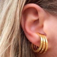 'CUFF' ørering forgyldt  | Plateaux Jewellery