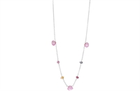 Sølv collier, turmalin - Drops | Rabinovich