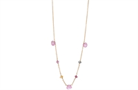 Forgyldt collier, turmalin - Drops | Rabinovich