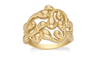 Forgyldt ring - Dancing Drops | Rabinovich