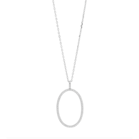 Emillynor sølv halskæde 60+10 cm.  | Joanli Nor