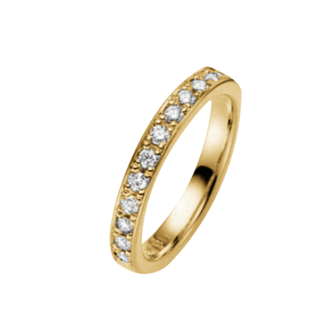 14KT Guld Ring Med 12x0,03CT Labgrown Diamant | By Aagaard