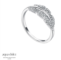 Flora Ring Sølv | Aqua Dulce