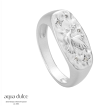 Peace Ring Sølv | Aqua Dulce