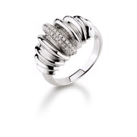Sølv ring med bælter | Kranz & Ziegler