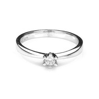 Solitaire ring med brillant